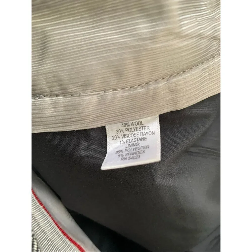Banana Republic Heather Grey Wool Blend Pants